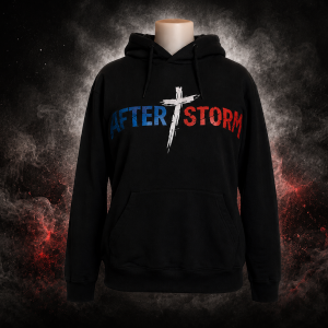 Sweat Afterstorm Tricolor Noir Unisexe – Image 1