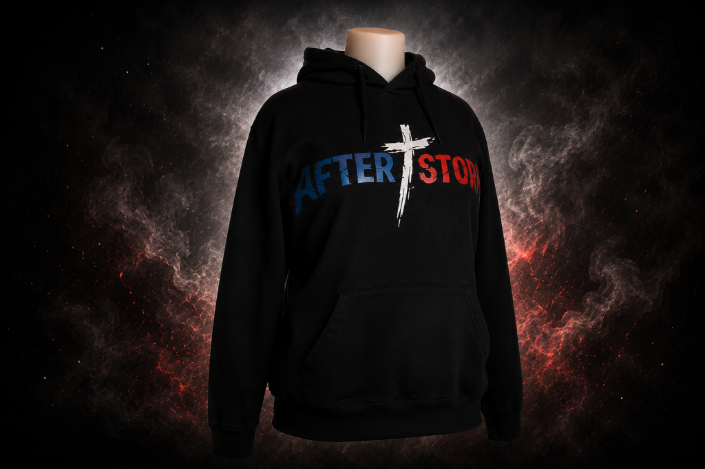 Sweat Afterstorm Tricolor Noir Unisexe