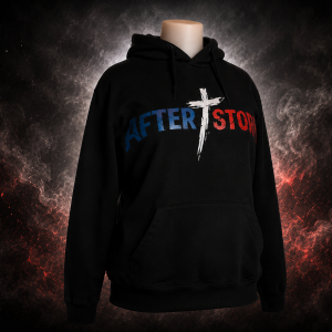 Sweat Afterstorm Tricolor Noir Unisexe – Image 2