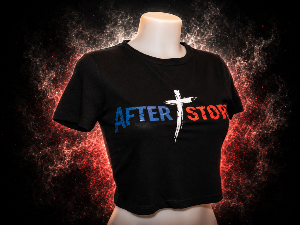 Crop top Afterstorm Tricolor