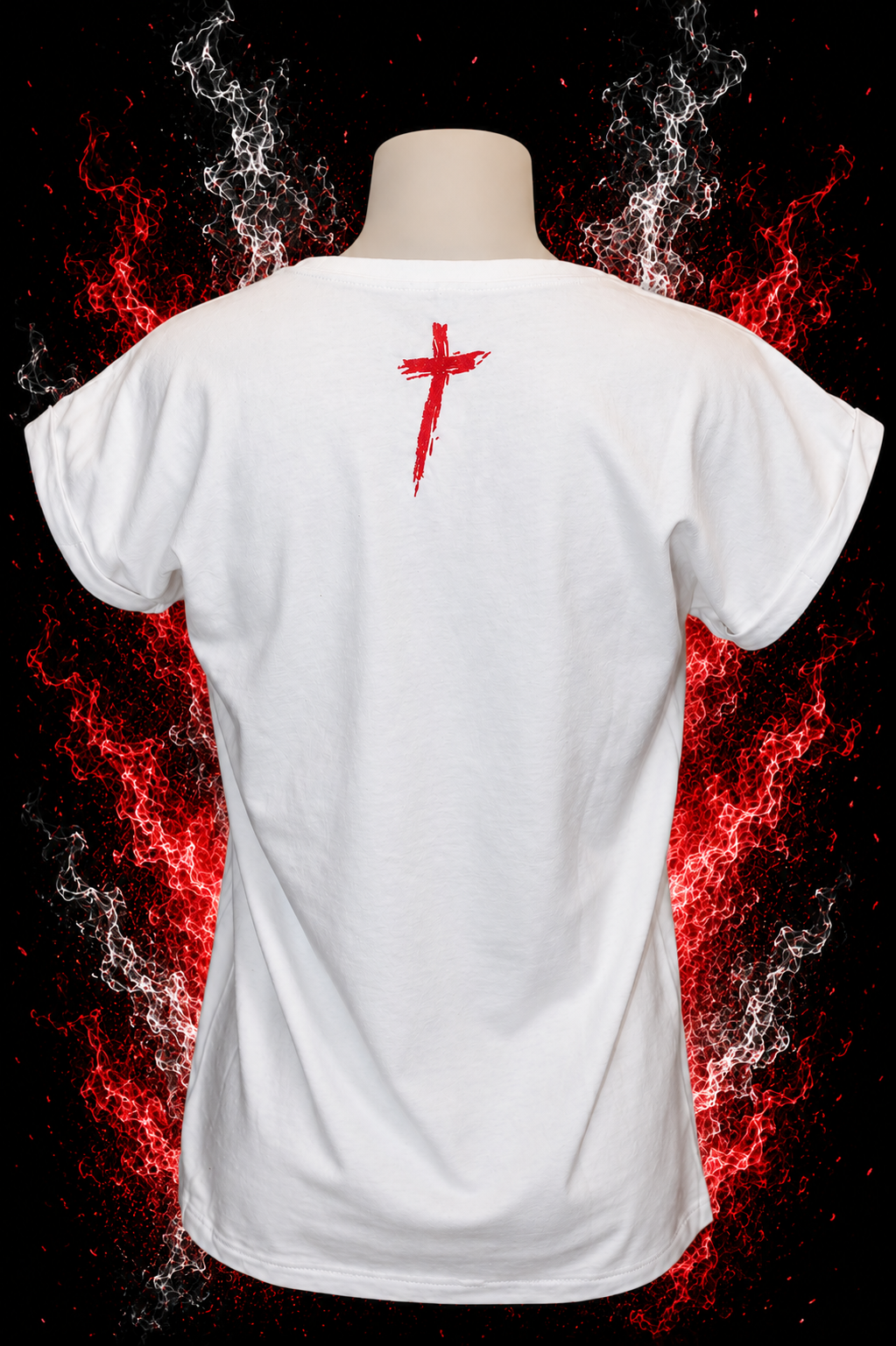 T-shirt Femme Karma Blanc – Image 2