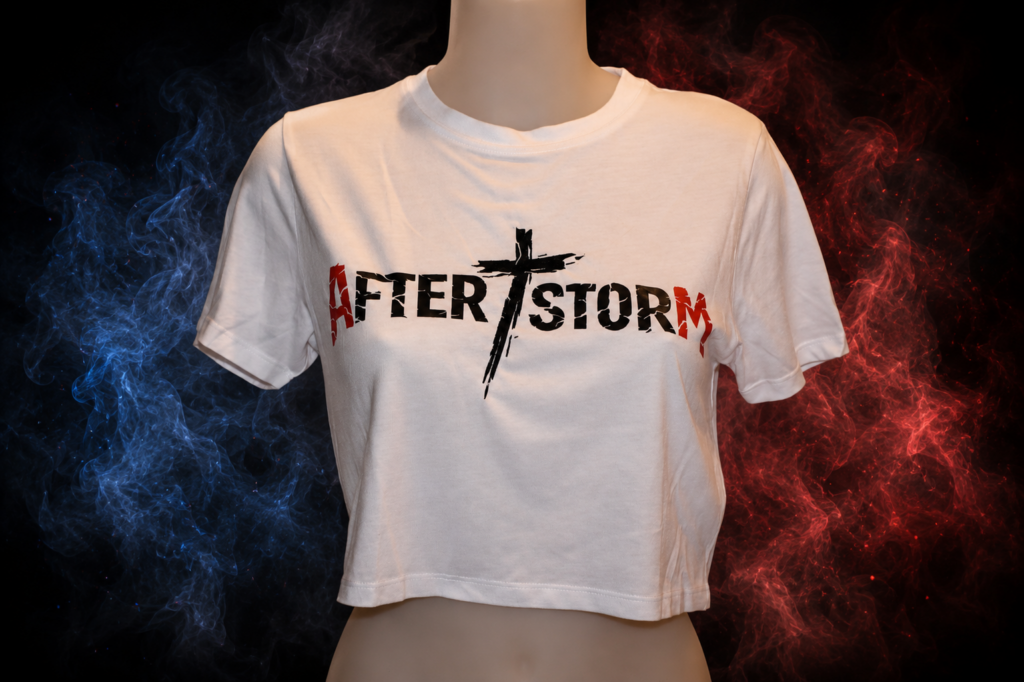 Crop top Afterstorm Basic Blanc