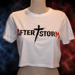 Crop top Afterstorm Basic Blanc – Image 1