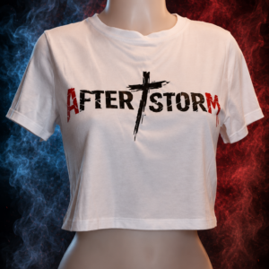 Crop top Afterstorm Basic Blanc – Image 2