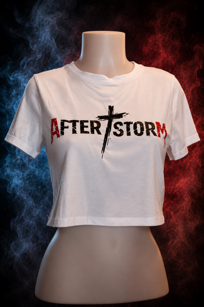 Crop top Afterstorm Basic Blanc