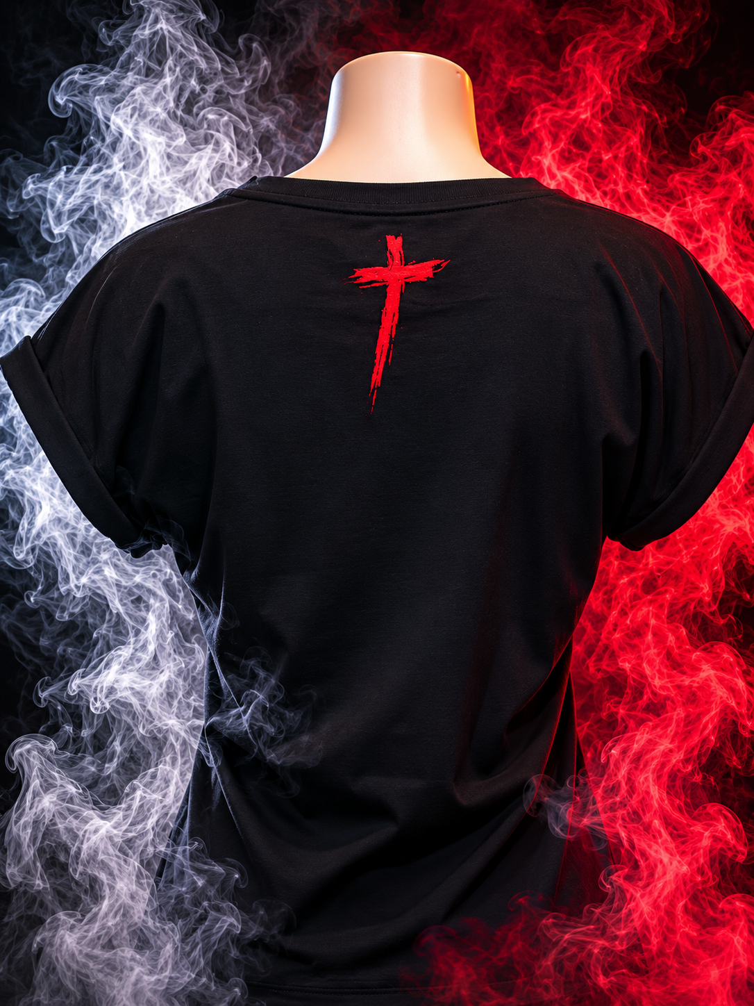 T-shirt Femme Karma Noir – Image 2
