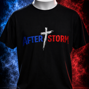 T-shirt Afterstorm Tricolor Noir Homme – Image 1