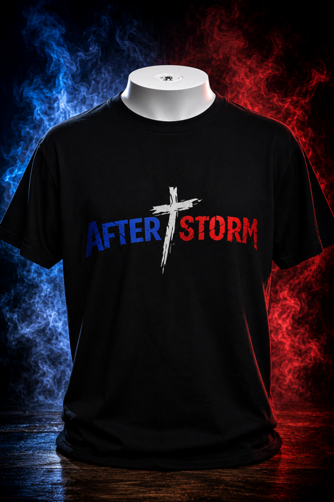 T-shirt Afterstorm Tricolor Noir Homme