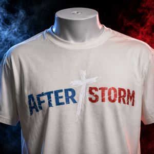 T-shirt Afterstorm Tricolor Vanille Homme – Image 2