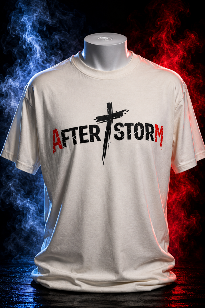 T-shirt Afterstorm Basic Vanille Homme