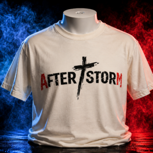 T-shirt Afterstorm Basic Vanille Homme – Image 2