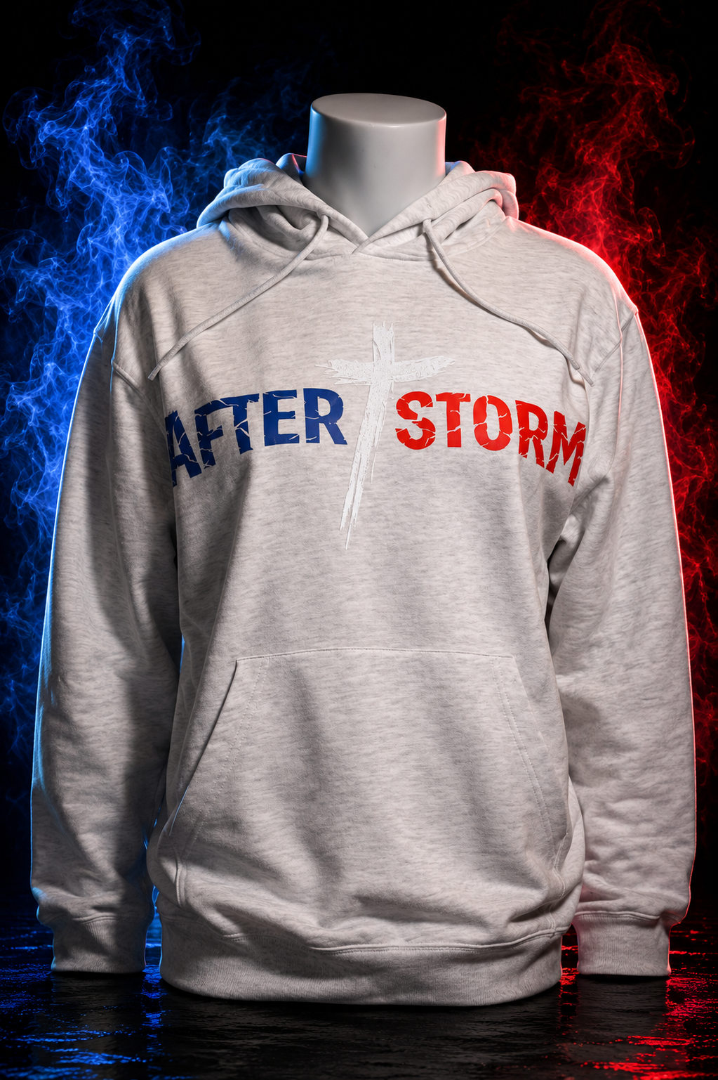 Sweat Afterstorm Tricolor Gris Homme
