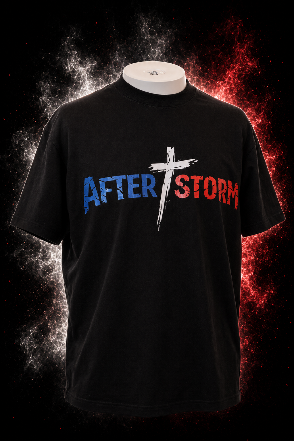 T-shirt Afterstorm Tricolor Unisexe – Image 1