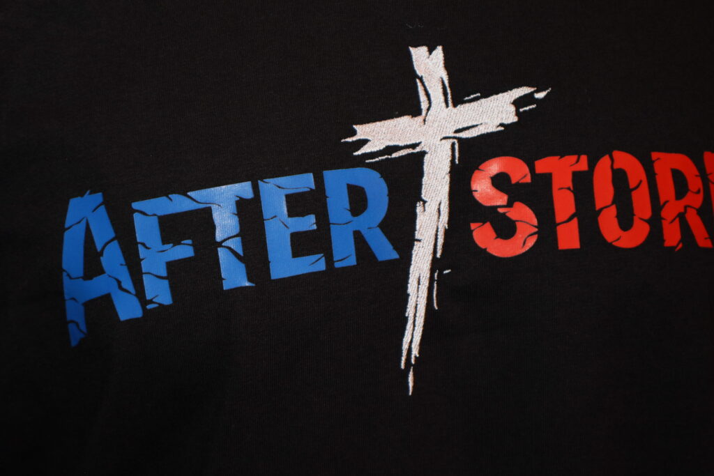 T-shirt Afterstorm Tricolor Noir Homme