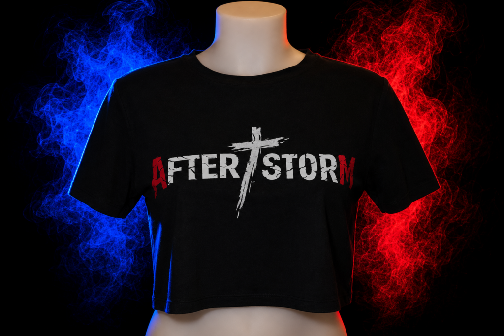 Crop top Afterstorm Basic Noir